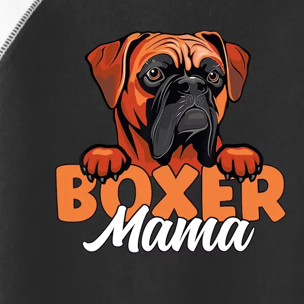 Funny Boxer Dog Face Boxer Mama Boxer Dog Gifts For Wo Toddler Fine Jersey T-Shirt