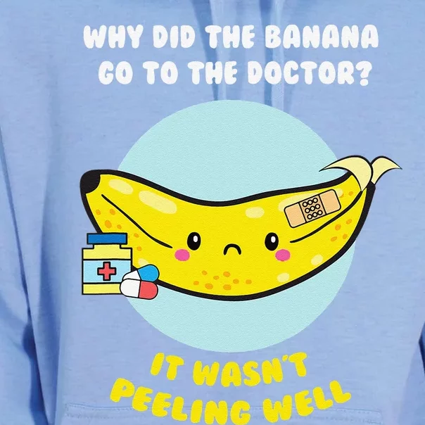 Funny Banana Doctor Joke Cute Fruit Pun Unisex Surf Hoodie