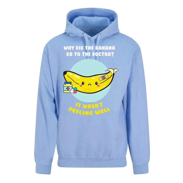 Funny Banana Doctor Joke Cute Fruit Pun Unisex Surf Hoodie