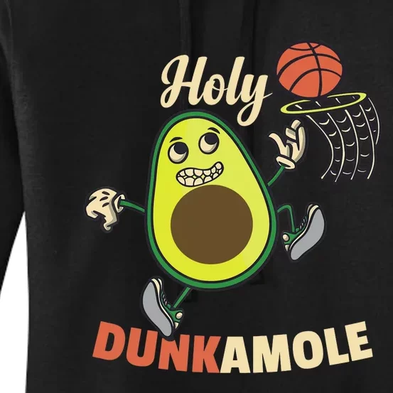 Funny Basketball Dunk Women's Pullover Hoodie