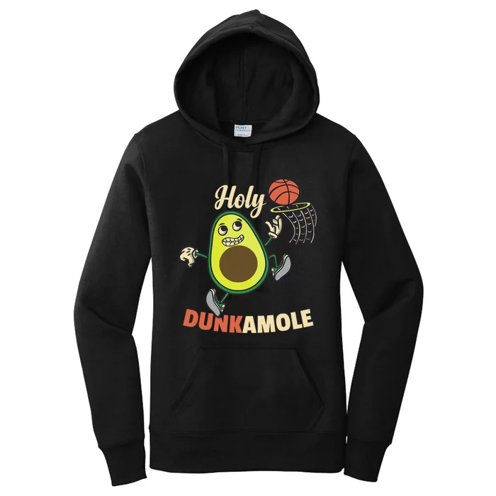 Funny Basketball Dunk Women's Pullover Hoodie