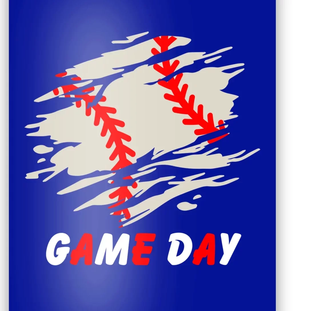 Funny Baseball Day Quote Cool Game Of The Day Gift Poster