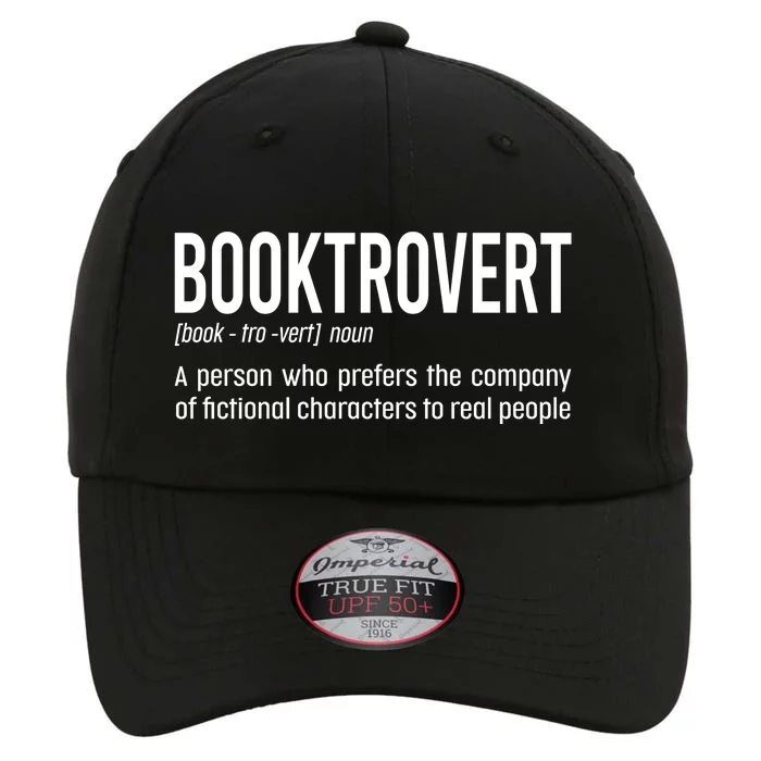 Funny Booktrovert Definition Reading Fan Book Lover Introvert The Original Performance Cap