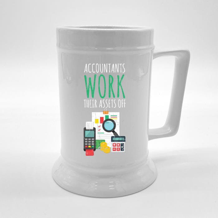 Funny Bank Design Assistant Branch Ager Banking Banker Cute Gift Front & Back Beer Stein