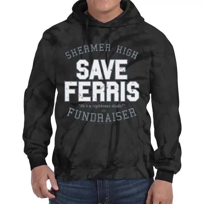 F.E.R.R.I.S B.U.E.L.L.E.R.S Day Off Shermer High Save Ferris Tie Dye Hoodie