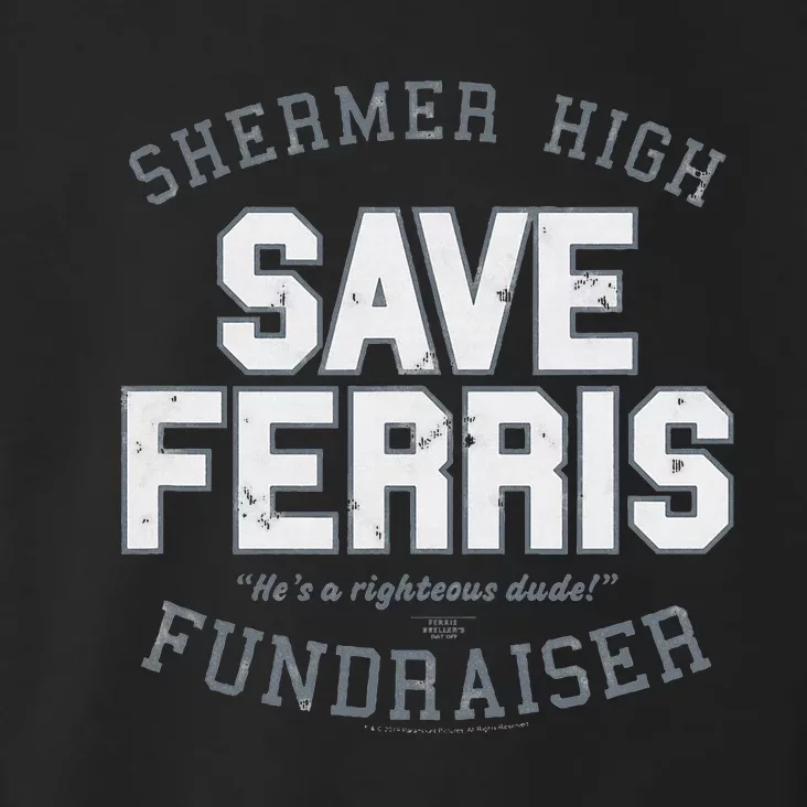 F.E.R.R.I.S B.U.E.L.L.E.R.S Day Off Shermer High Save Ferris Toddler Hoodie