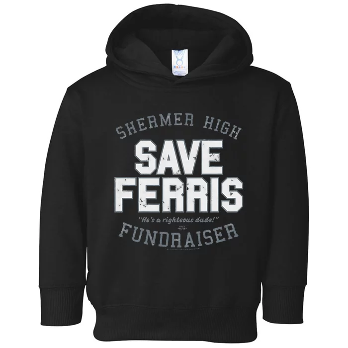 F.E.R.R.I.S B.U.E.L.L.E.R.S Day Off Shermer High Save Ferris Toddler Hoodie