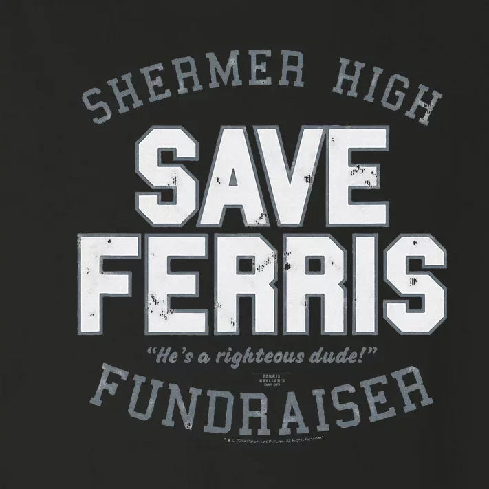 F.E.R.R.I.S B.U.E.L.L.E.R.S Day Off Shermer High Save Ferris Toddler Long Sleeve Shirt