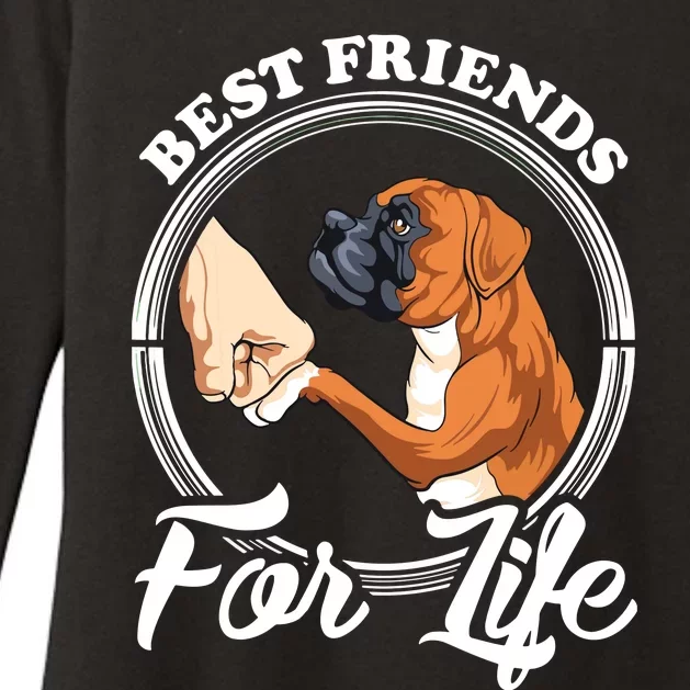 Funny Boxer Dog Boxer Dog Lover Womens CVC Long Sleeve Shirt