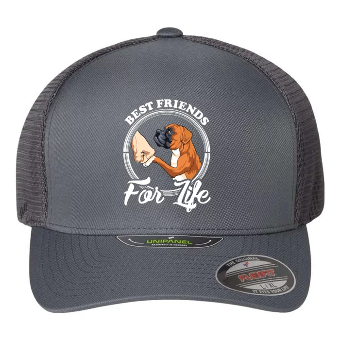 Funny Boxer Dog Boxer Dog Lover Flexfit Unipanel Trucker Cap