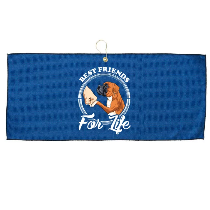 Funny Boxer Dog Boxer Dog Lover Large Microfiber Waffle Golf Towel