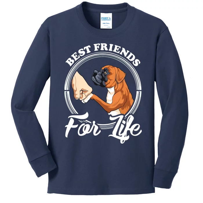 Funny Boxer Dog Boxer Dog Lover Kids Long Sleeve Shirt