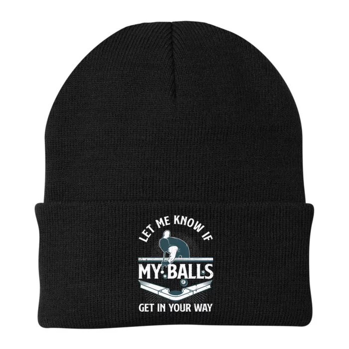 Funny Billiards Design For Women Billiard Pool Player Knit Cap Winter Beanie