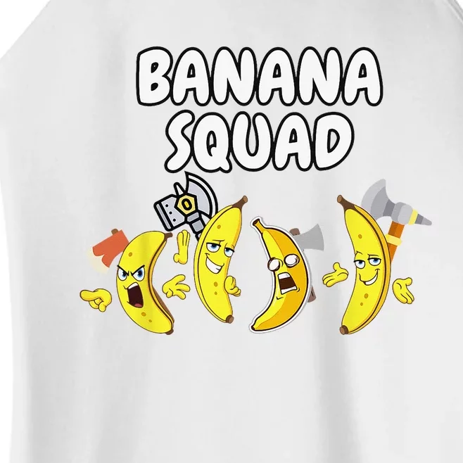 Funny Banana Design For  Banana Fruit Lovers Women’s Perfect Tri Rocker Tank