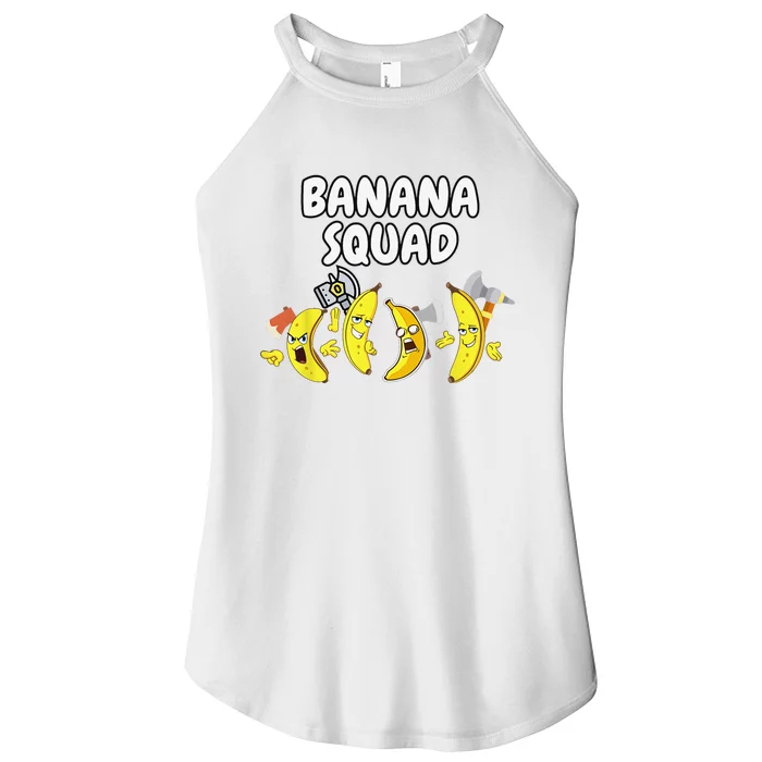 Funny Banana Design For  Banana Fruit Lovers Women’s Perfect Tri Rocker Tank