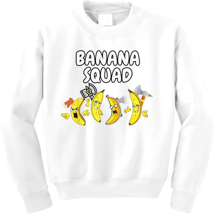 Funny Banana Design For  Banana Fruit Lovers Kids Sweatshirt