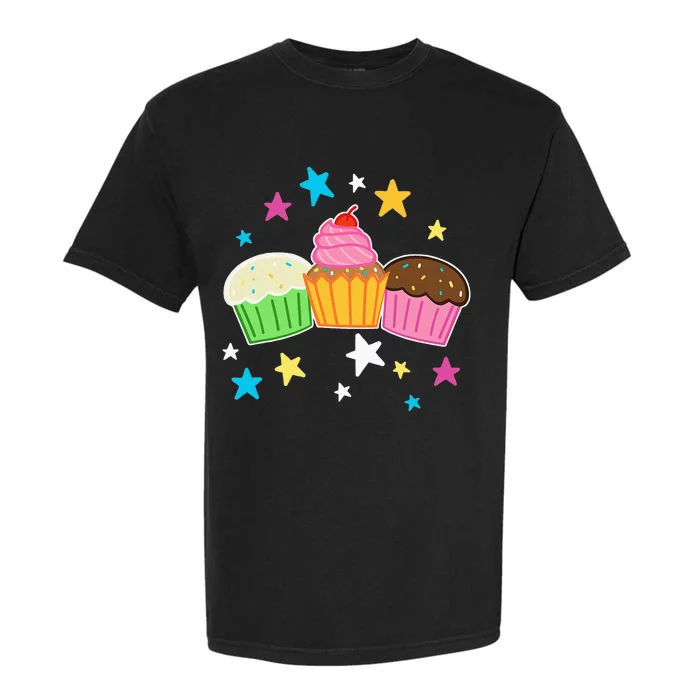 Funny Baking Delicious Cupcake Lover Cupcakes Garment-Dyed Heavyweight T-Shirt