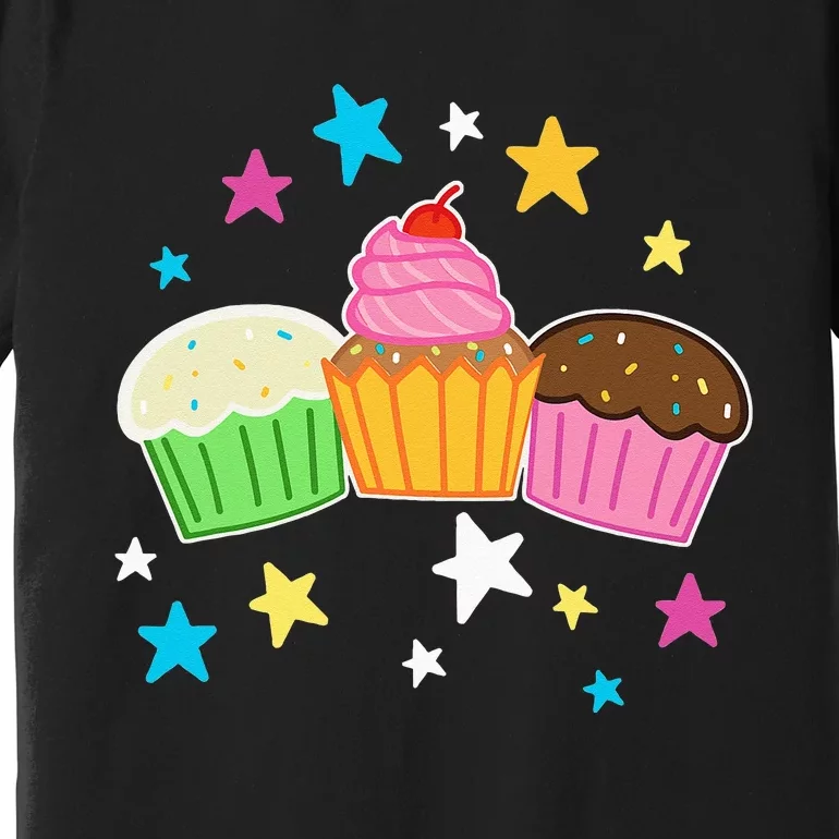 Funny Baking Delicious Cupcake Lover Cupcakes Premium T-Shirt