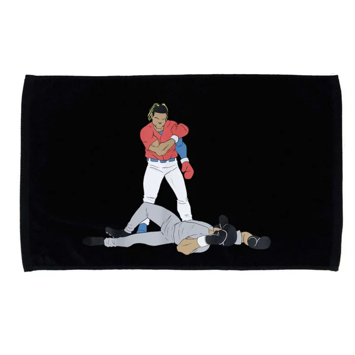 FUNNY BASEBALL DOWN GOES ANDERSON Microfiber Hand Towel