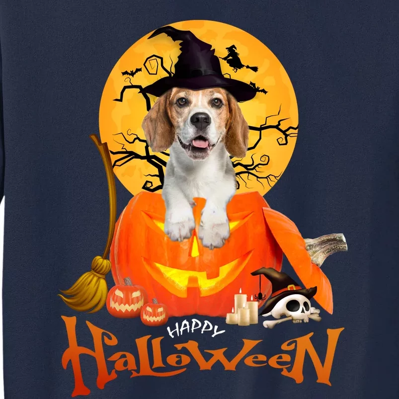 Funny Beagle Dog Spooky Halloween Tall Sweatshirt