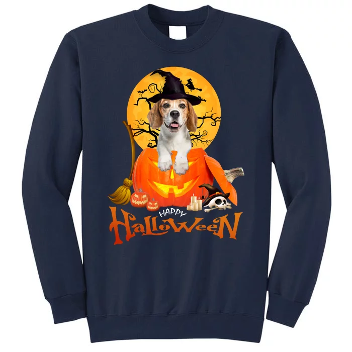 Funny Beagle Dog Spooky Halloween Tall Sweatshirt