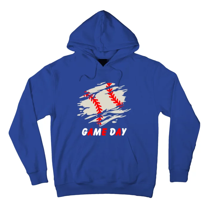 Funny Baseball Day Quote Cool Game Of The Day Gift Hoodie