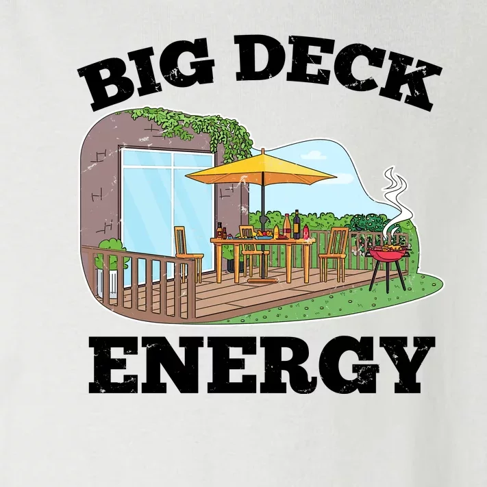 Funny Big Deck Energy Summer Vacation Toddler Long Sleeve Shirt