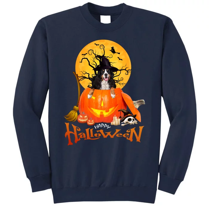 Funny Bernese Dog Spooky Halloween Tall Sweatshirt