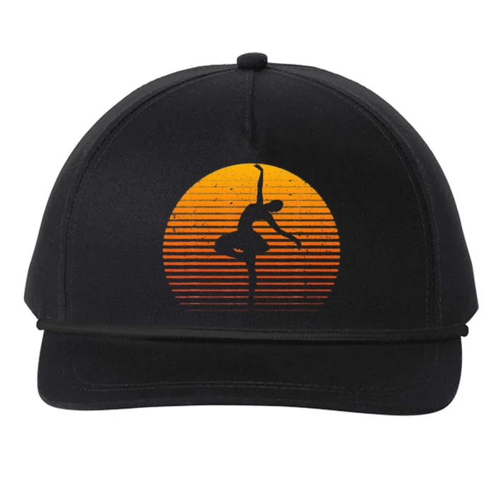 Funny Ballet Design For Ballerina Dancer Snapback Five-Panel Rope Hat