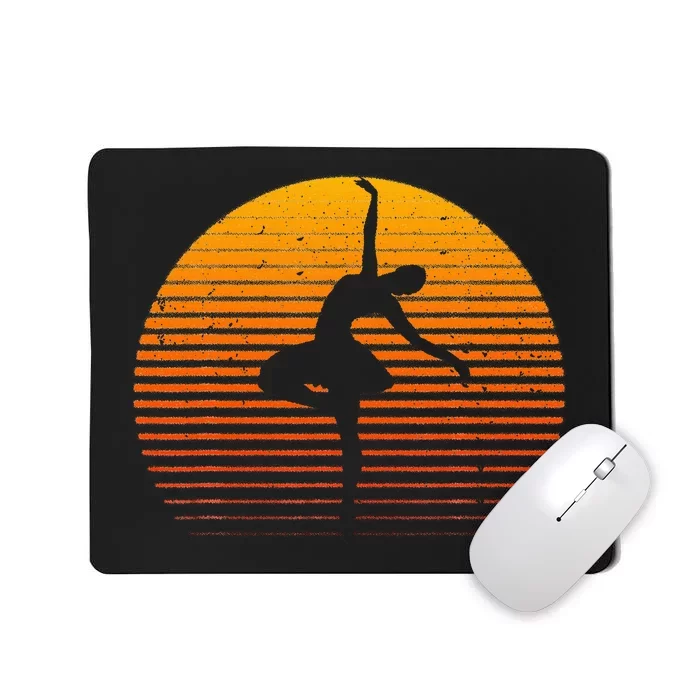 Funny Ballet Design For Ballerina Dancer Mousepad