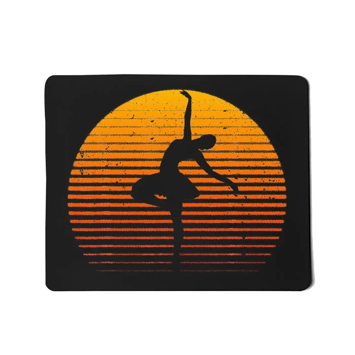 Funny Ballet Design For Ballerina Dancer Mousepad