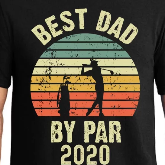 Funny Best Dad By Par 2020 Funny Golf Life Christmas Gift Pajama Set