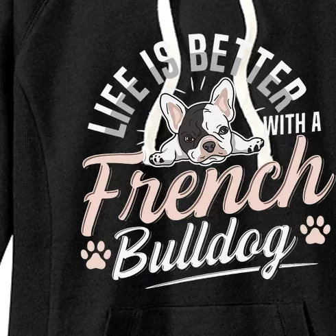 French bulldog Design for a French bulldog owner Women's Fleece Hoodie