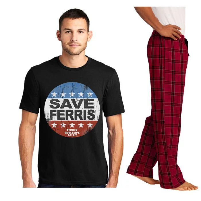 F.E.R.R.I.S B...U.E.L.L.E.R Day Off Save Ferris American Flag Pajama Set