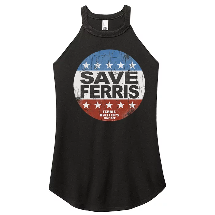 F.E.R.R.I.S B...U.E.L.L.E.R Day Off Save Ferris American Flag Women’s Perfect Tri Rocker Tank