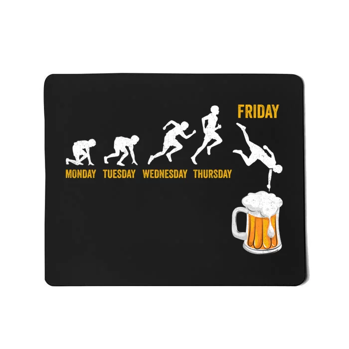 Funny Beer Drinking Dad Papa Husband Drinker Brewer Mousepad