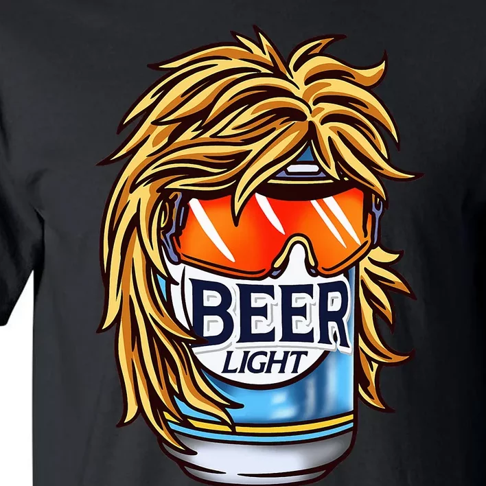 Funny Beer Drinking Funny Redneck Mullet Tall T-Shirt