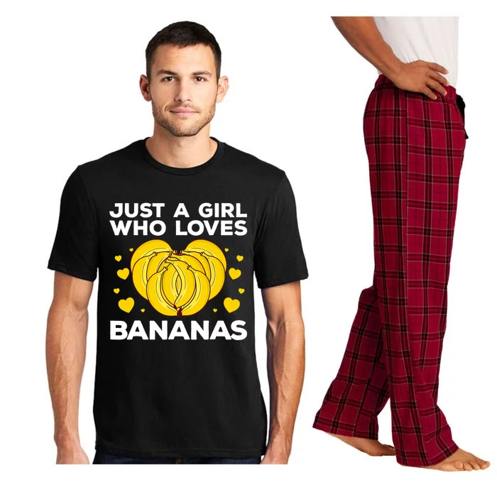 Funny Banana Design Wo Girl Banana Fruit Lovers Pajama Set