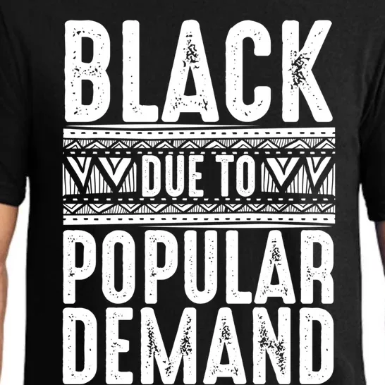 Funny Black Due To Ded Gift For Popular African Gift Pajama Set