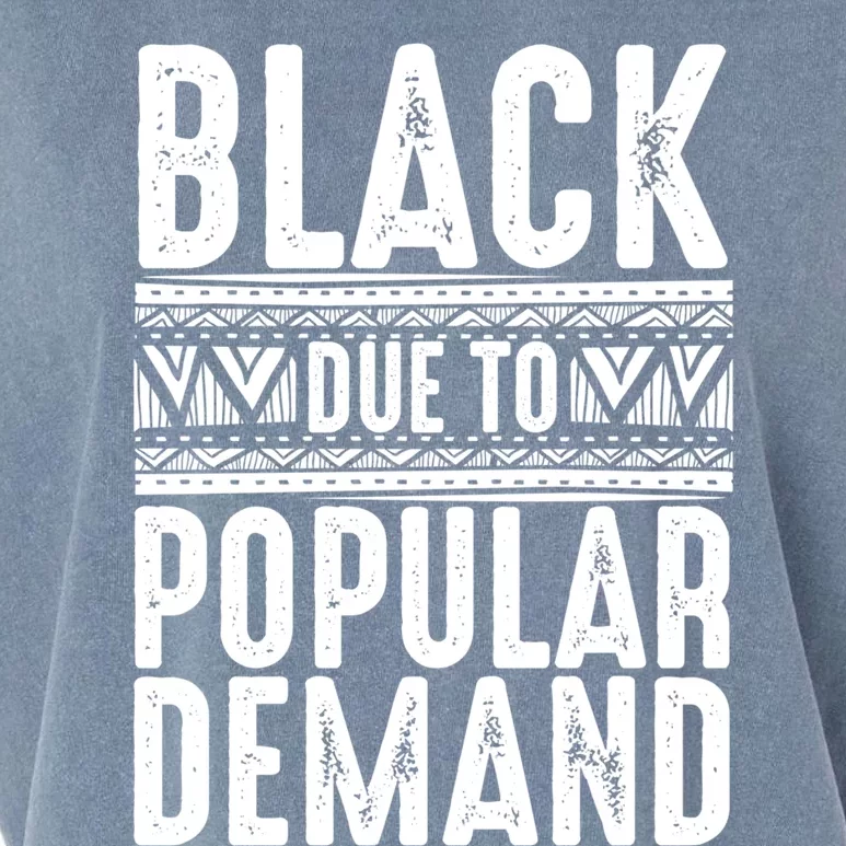 Funny Black Due To Ded Gift For Popular African Gift Garment-Dyed Women's Muscle Tee