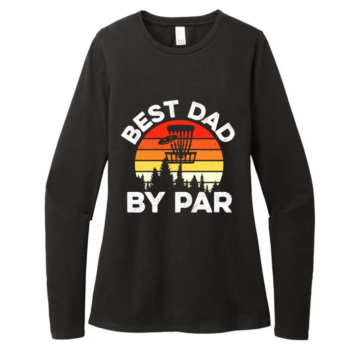 Funny Best Dad By Par FatherS Day Disc Golf Golfing Gift Womens CVC Long Sleeve Shirt