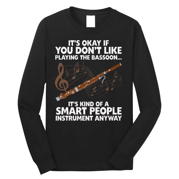 Funny Bassoon Design Bassoonist Bassoon Lover Long Sleeve Shirt