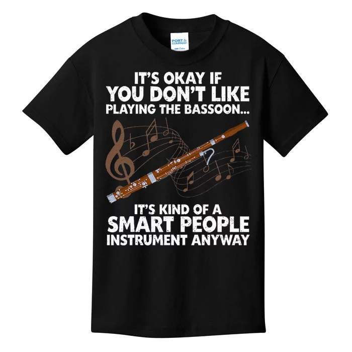 Funny Bassoon Design Bassoonist Bassoon Lover Kids T-Shirt