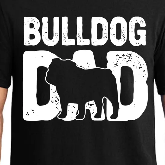 Funny Bulldog Dad Dog Lover English Bulldog Father Dog Owner Pajama Set