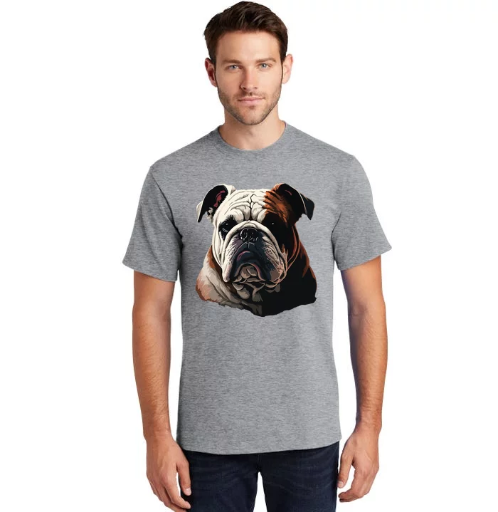 Funny Bulldog Dog Tall T-Shirt