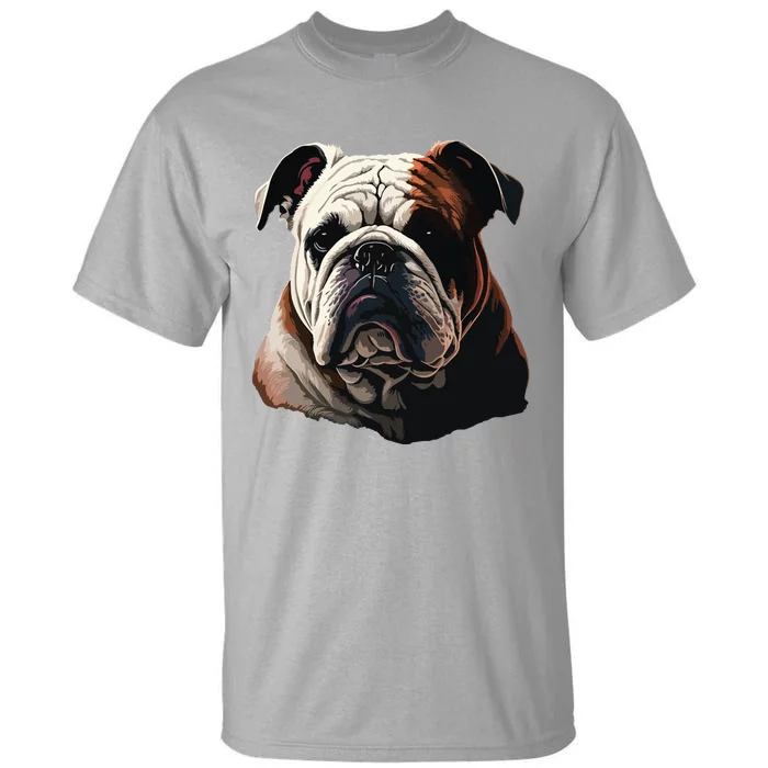 Funny Bulldog Dog Tall T-Shirt