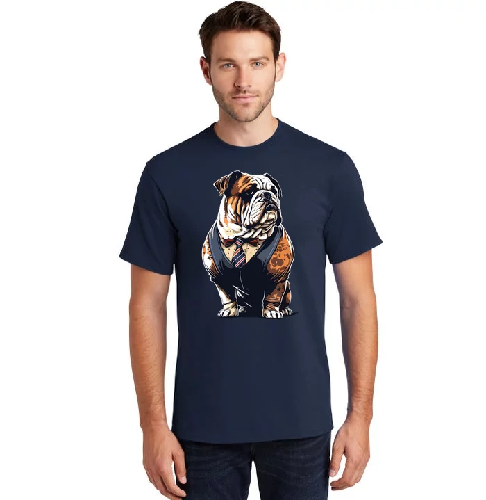 Funny Bulldog Dog Tall T-Shirt