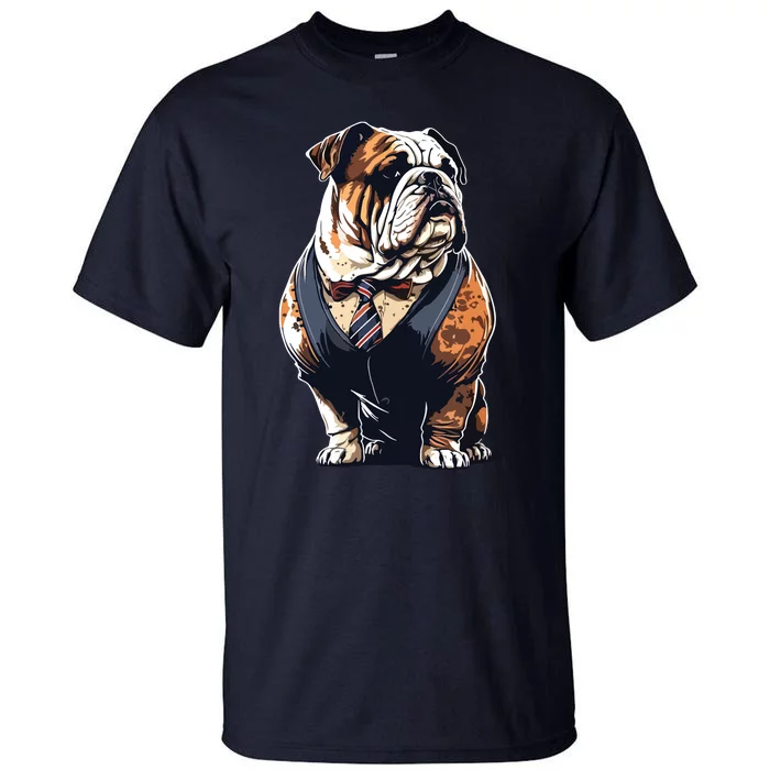 Funny Bulldog Dog Tall T-Shirt