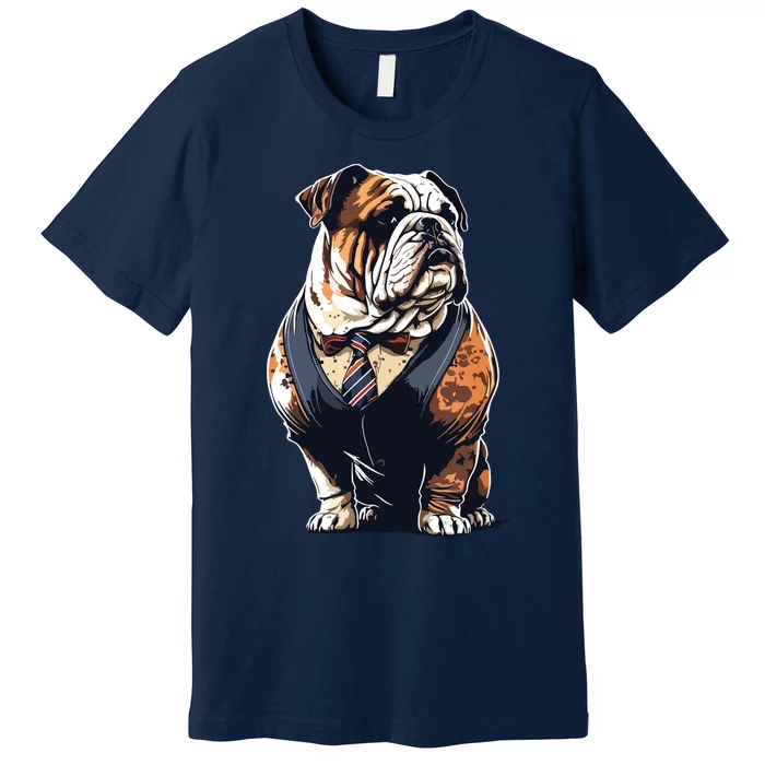 Funny Bulldog Dog Premium T-Shirt