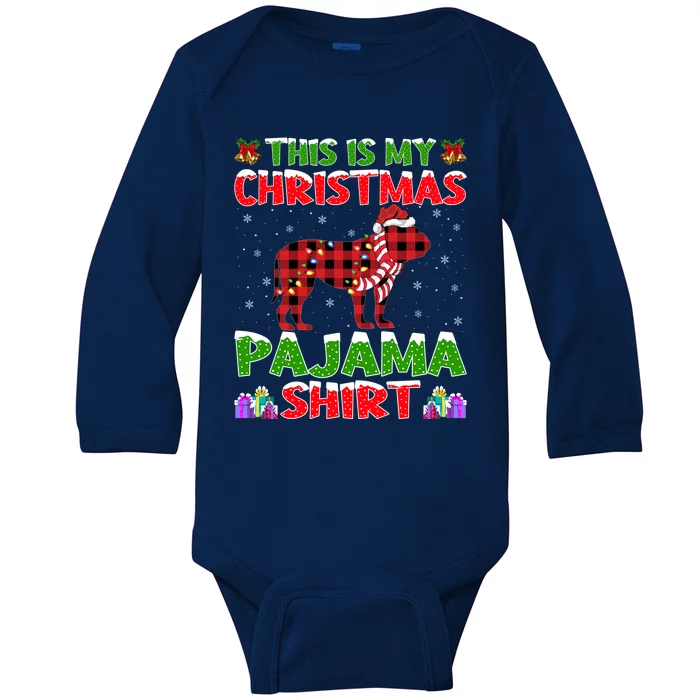 French Bulldog Dog Xmas Gift French Bulldog Christmas Funny Gift Baby Long Sleeve Bodysuit